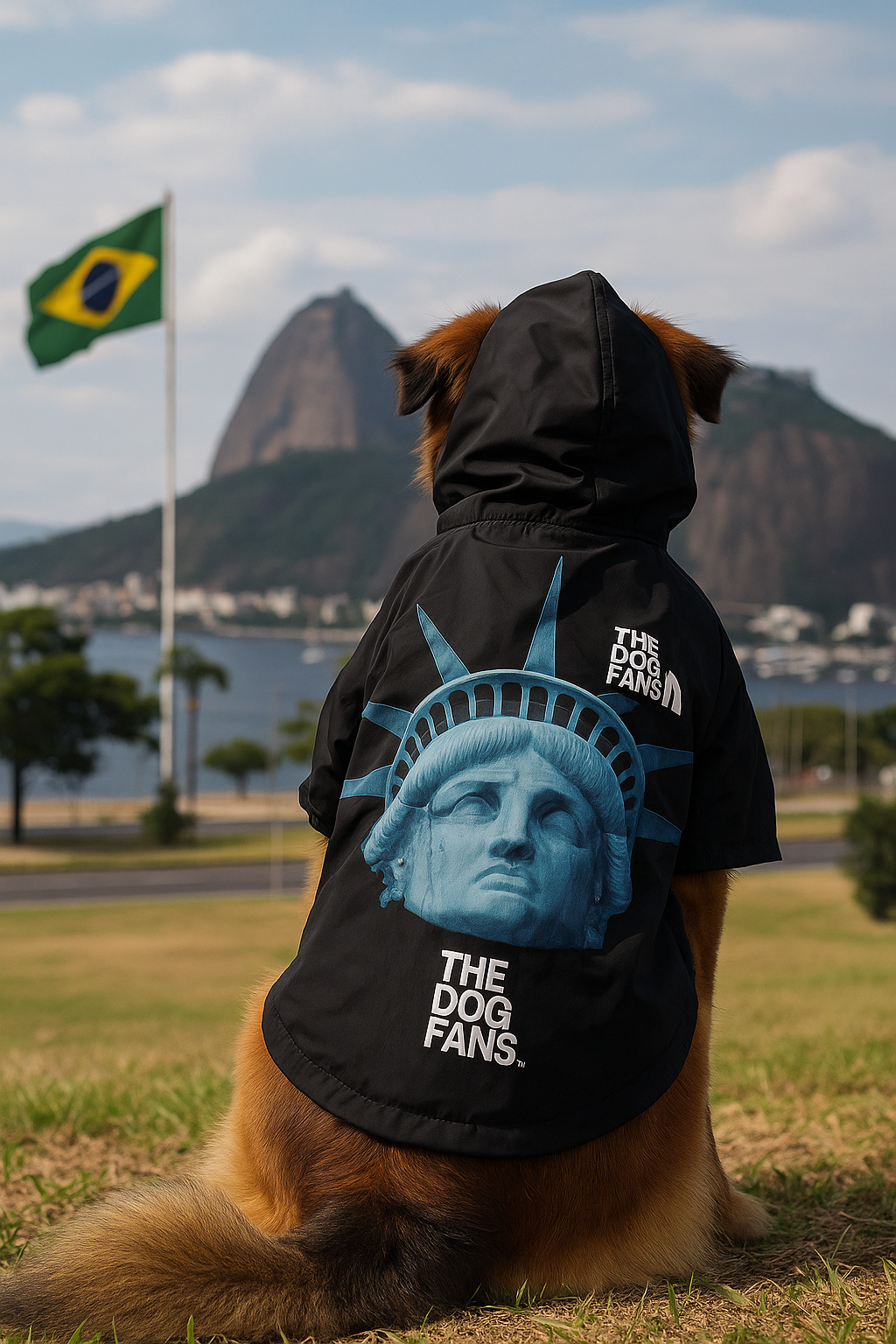 Jaqueta The Dog Face Impermeável – Roupa Pet de Inverno