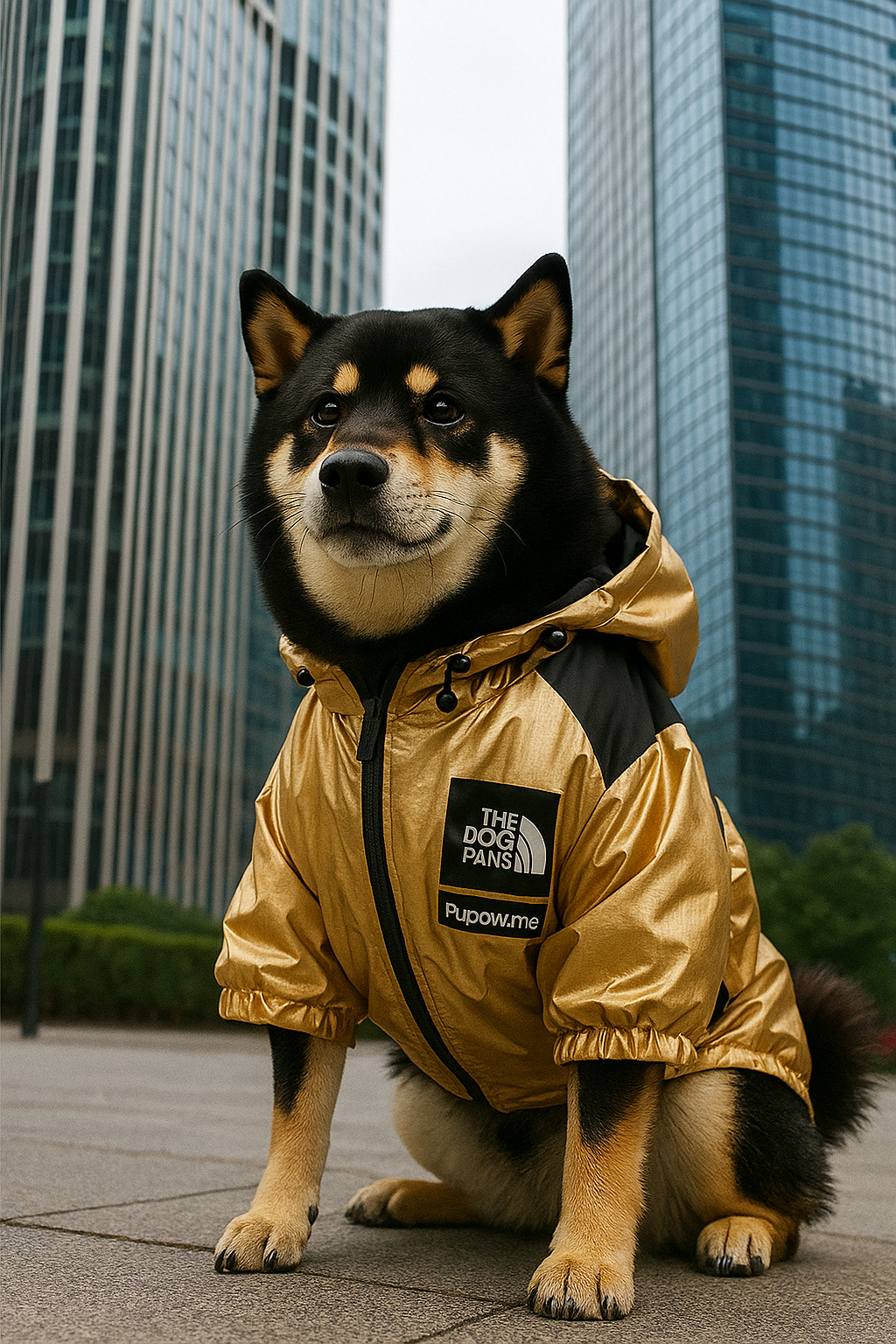 Jaqueta The Dog Face Impermeável – Roupa Pet de Inverno