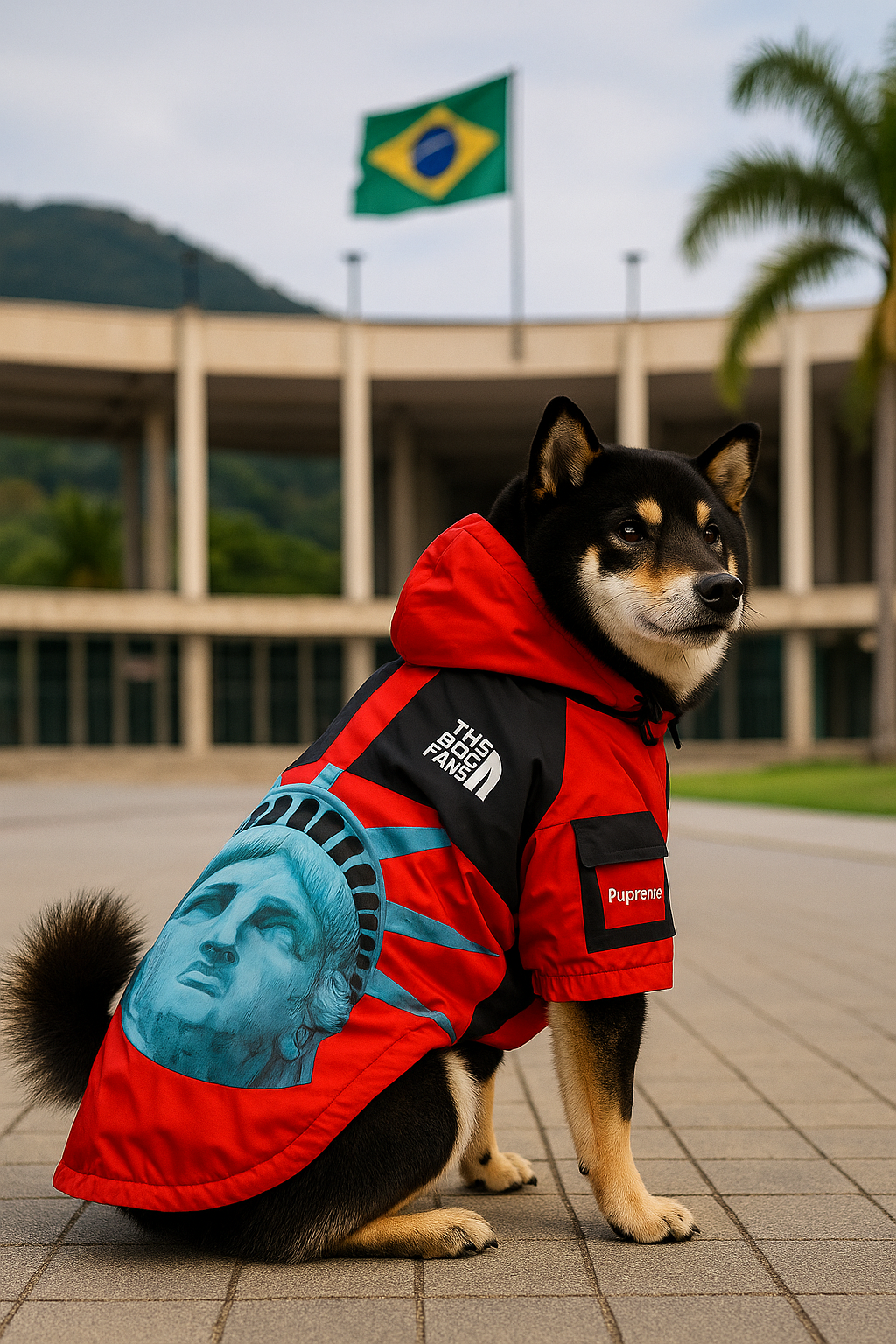 Jaqueta The Dog Face Impermeável – Roupa Pet de Inverno