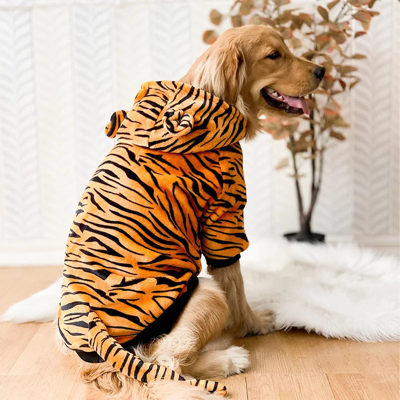 Roupa para Cachorro de Tigre - Roupinha Pet de Inverno
