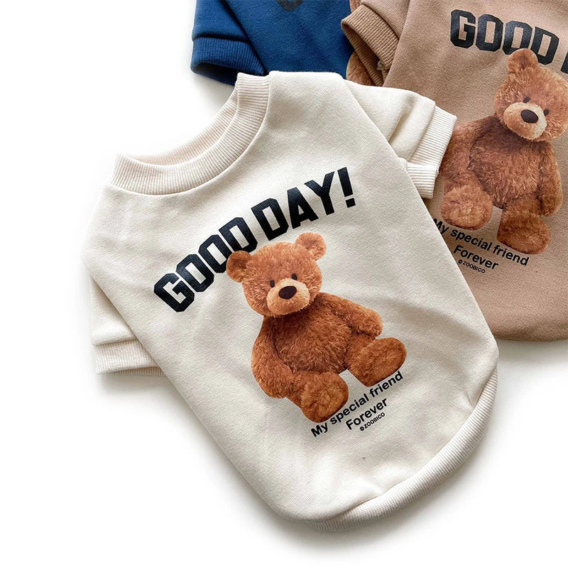 Roupinha de Urso para Cachorro Pequeno e Médio – Estilo Fofo e Confortável