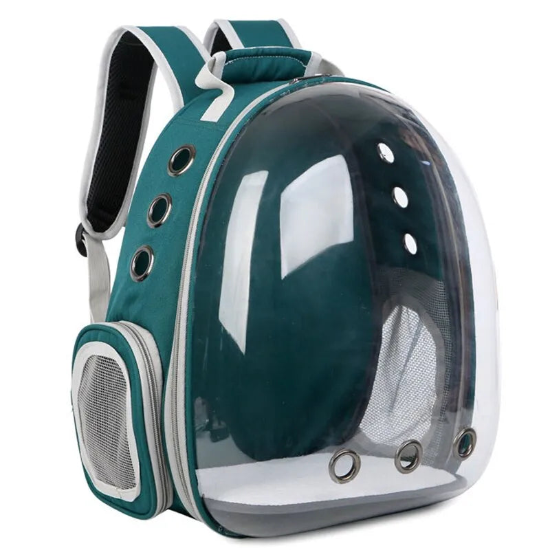 Mochila de Transporte para Gatos Transparente