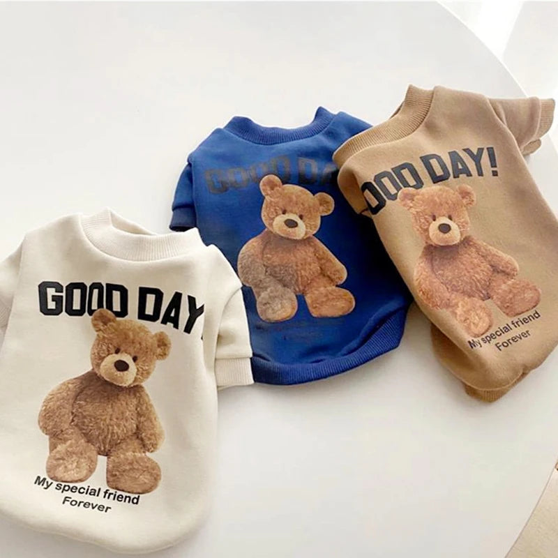 Roupinha de Urso para Cachorro Pequeno e Médio – Estilo Fofo e Confortável