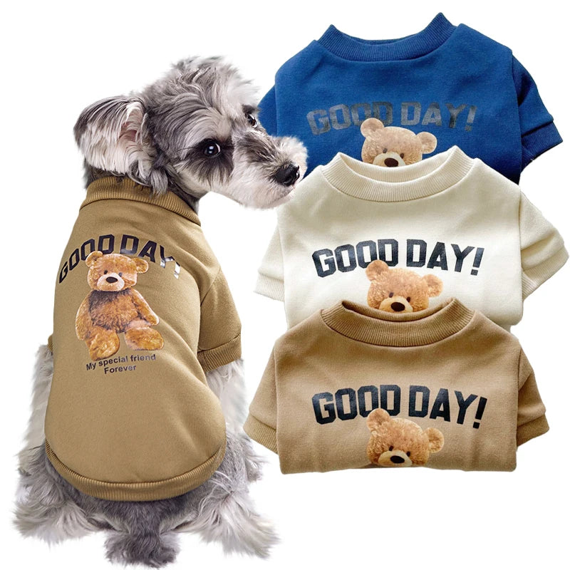 Roupinha de Urso para Cachorro Pequeno e Médio – Estilo Fofo e Confortável