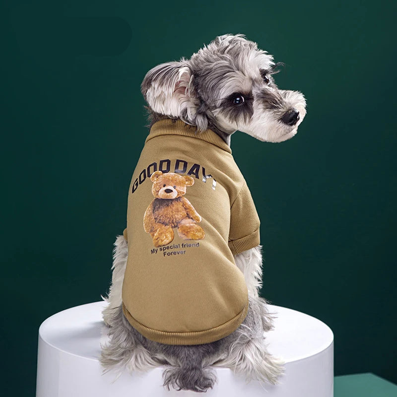Roupinha de Urso para Cachorro Pequeno e Médio – Estilo Fofo e Confortável