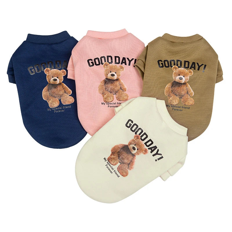 Roupinha de Urso para Cachorro Pequeno e Médio – Estilo Fofo e Confortável