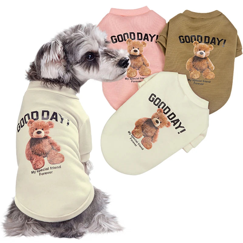 Roupinha de Urso para Cachorro Pequeno e Médio – Estilo Fofo e Confortável