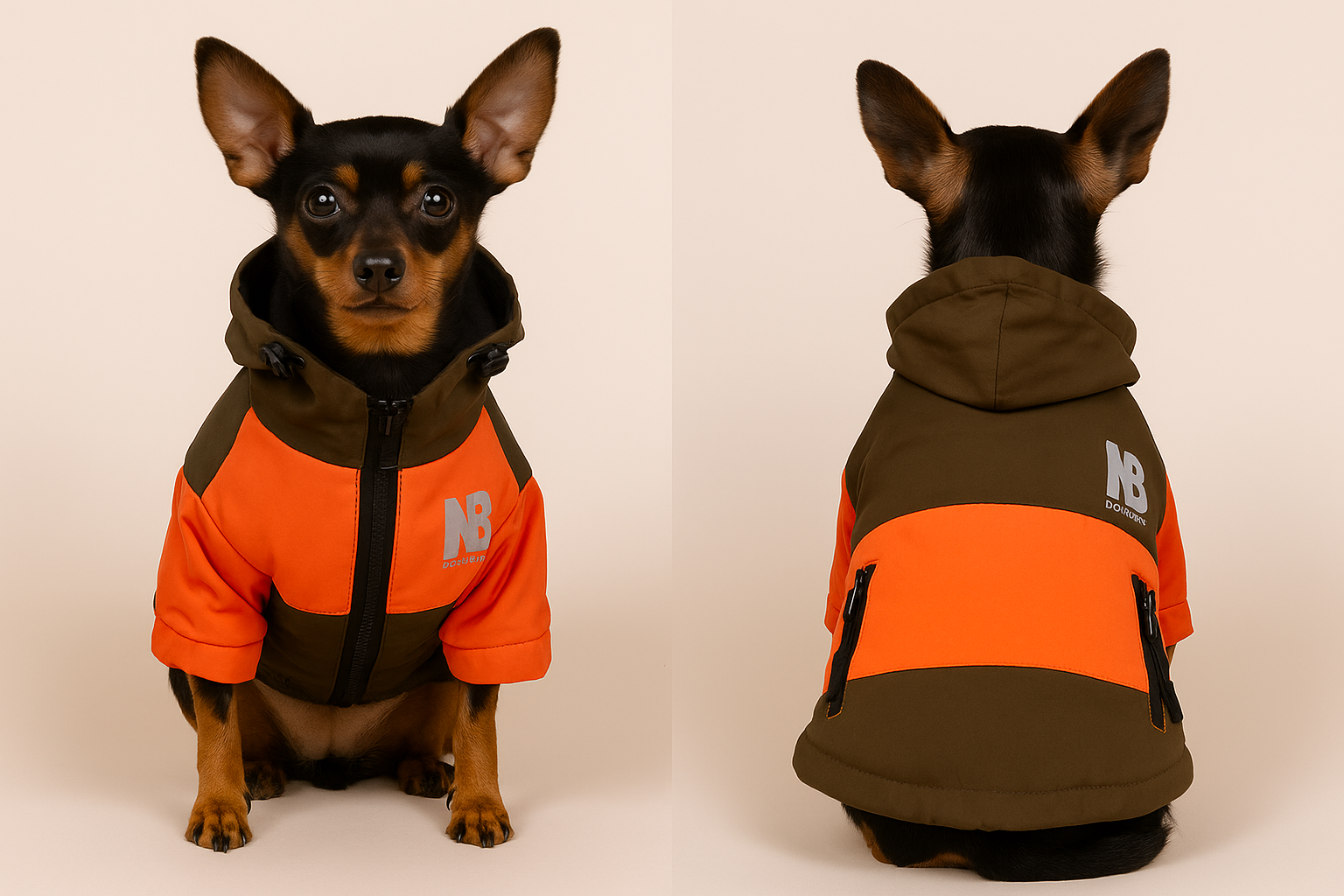 Jaqueta Impermeável com capuz para Cachorro Bonapet – Proteção Contra Chuva e Frio