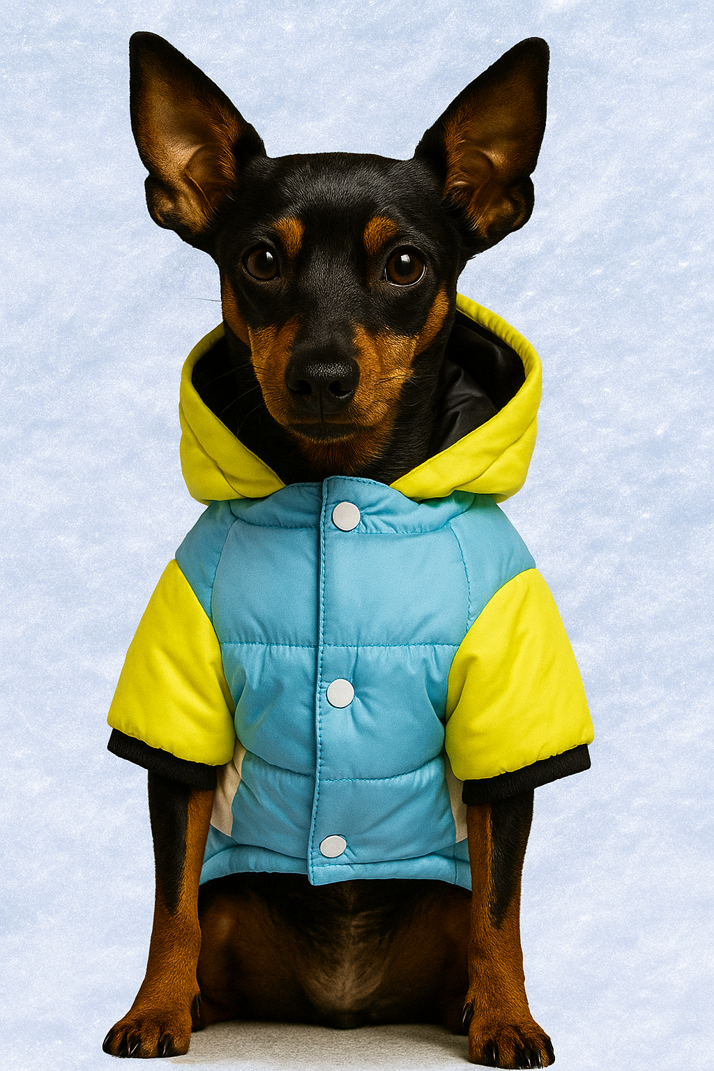 Jaqueta para Cachorro Impermeável com Capuz - Roupinha Pet de Inverno