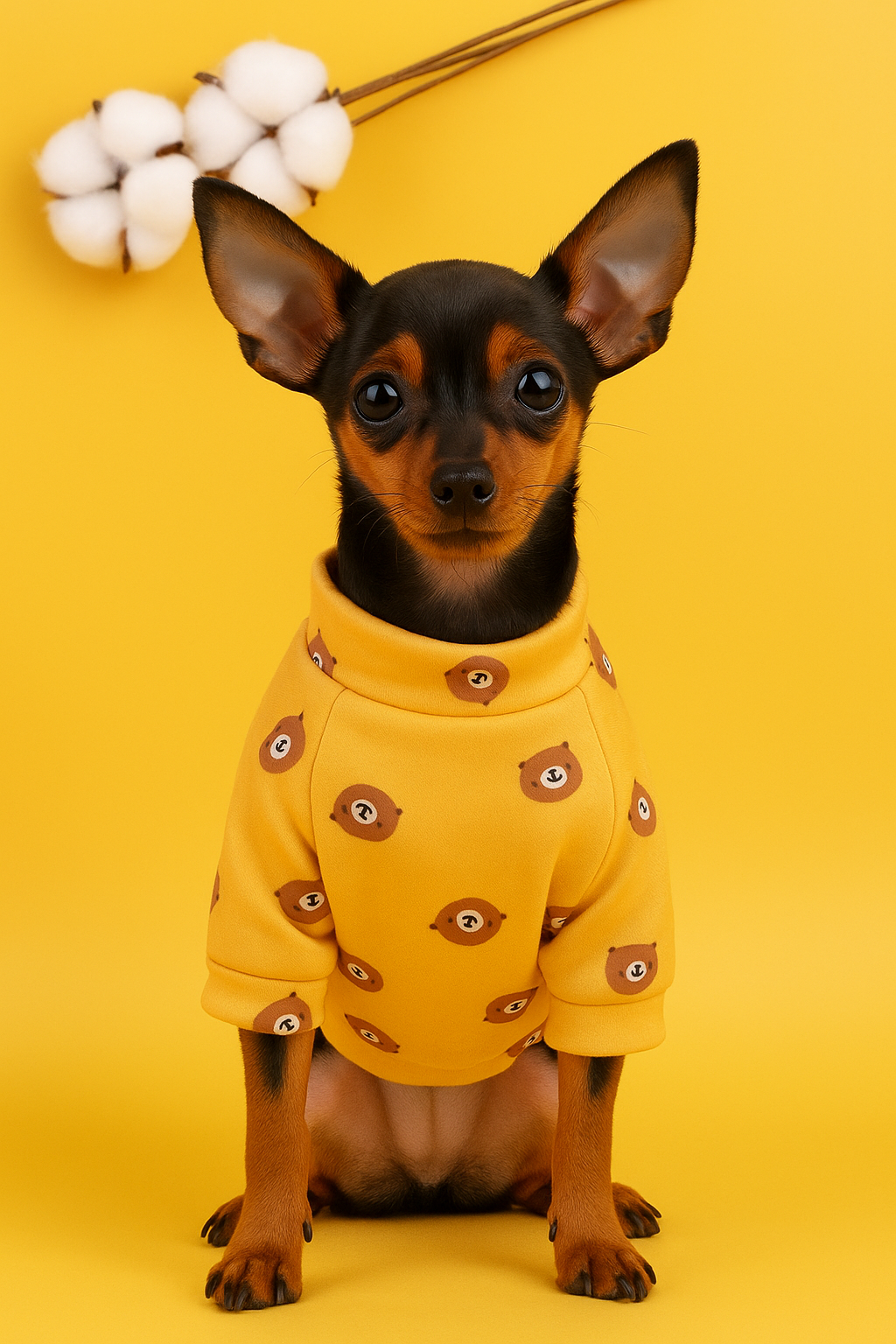 Roupa para cachorro Estampa de Ursos - Roupinhas Pet de Inverno