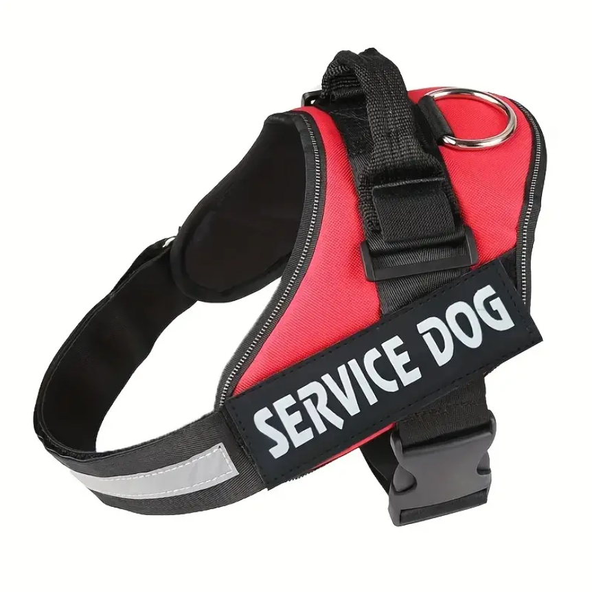 Coleira Peitoral Personalizada Service Dog - Cães de Serviço