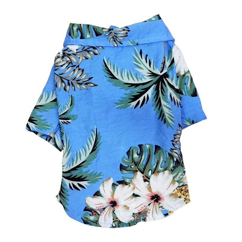 Roupa Pet para Cães e Gatos Camisa Havaiana