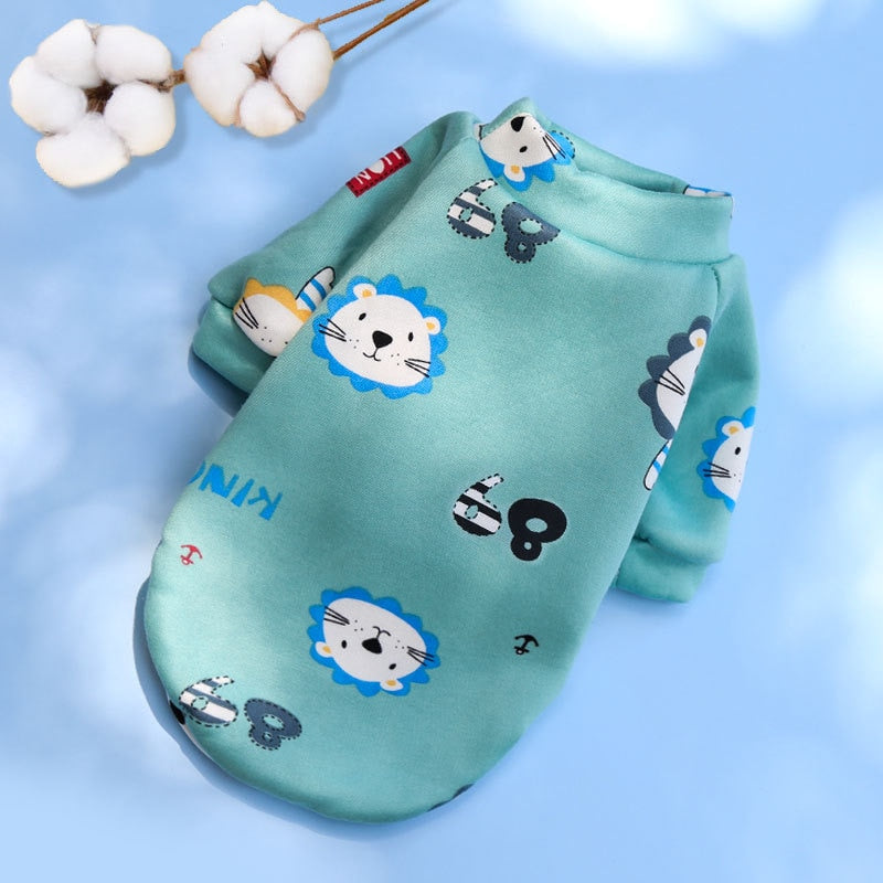 Roupas Pet Blusas Estampadas