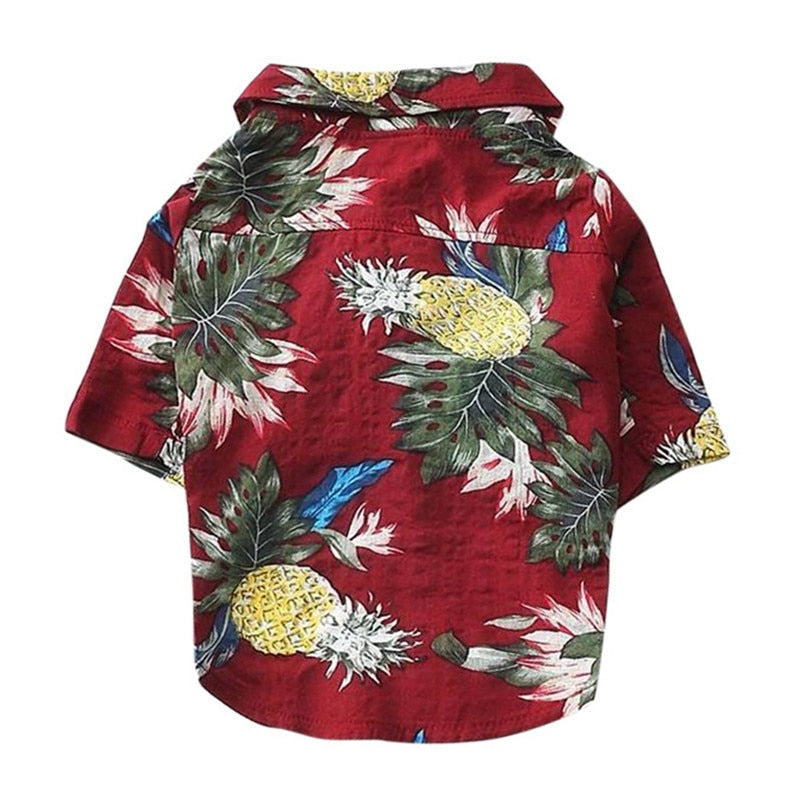 Roupa Pet para Cães e Gatos Camisa Havaiana