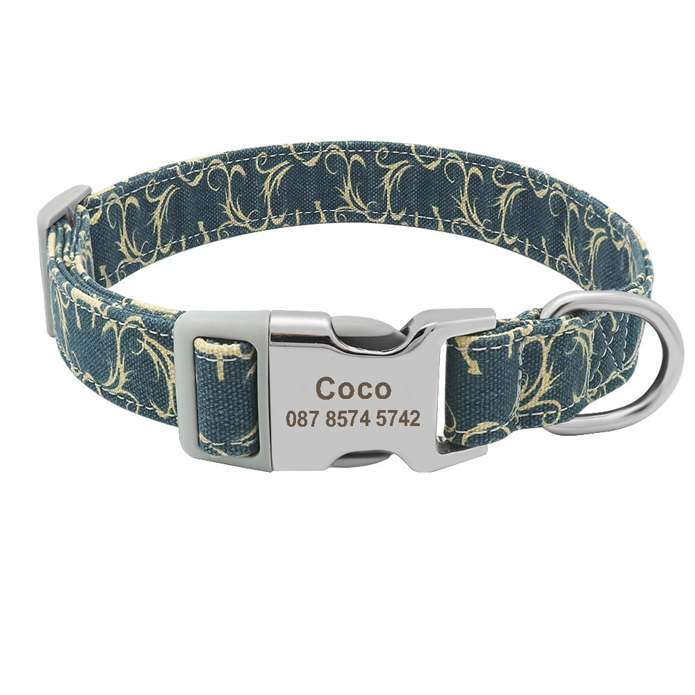 Coleira de Identificação Personalizada pra Cães