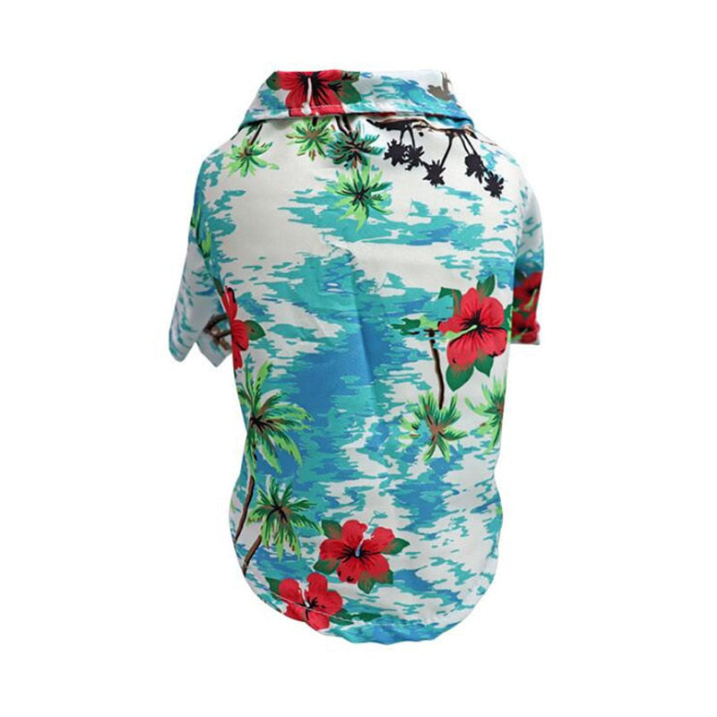 Roupa Pet para Cães e Gatos Camisa Havaiana