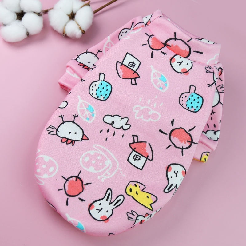 Roupas Pet Blusas Estampadas