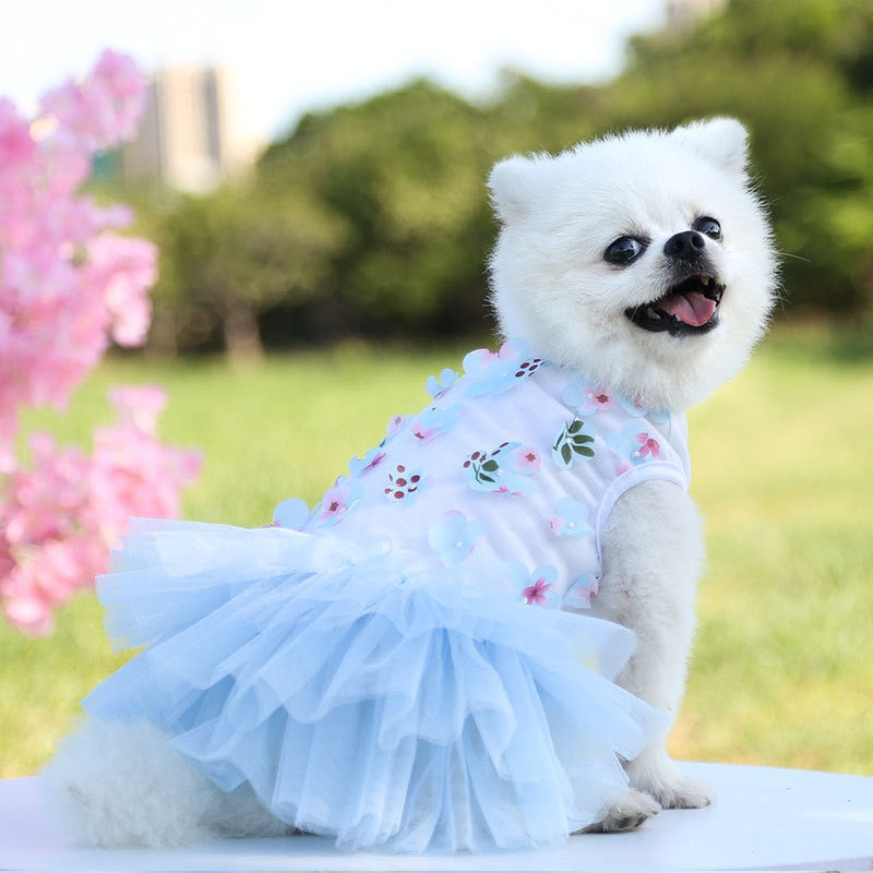 Roupa Pet pra Cães e Gatos Vestido de Festa