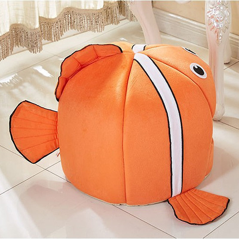 Cama para Gatos em Formato de Peixe Nemo - Abelhinhas Pets