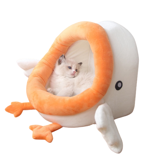 Cama Toquinha para Gatos formato de Pato - Caminhas Pets