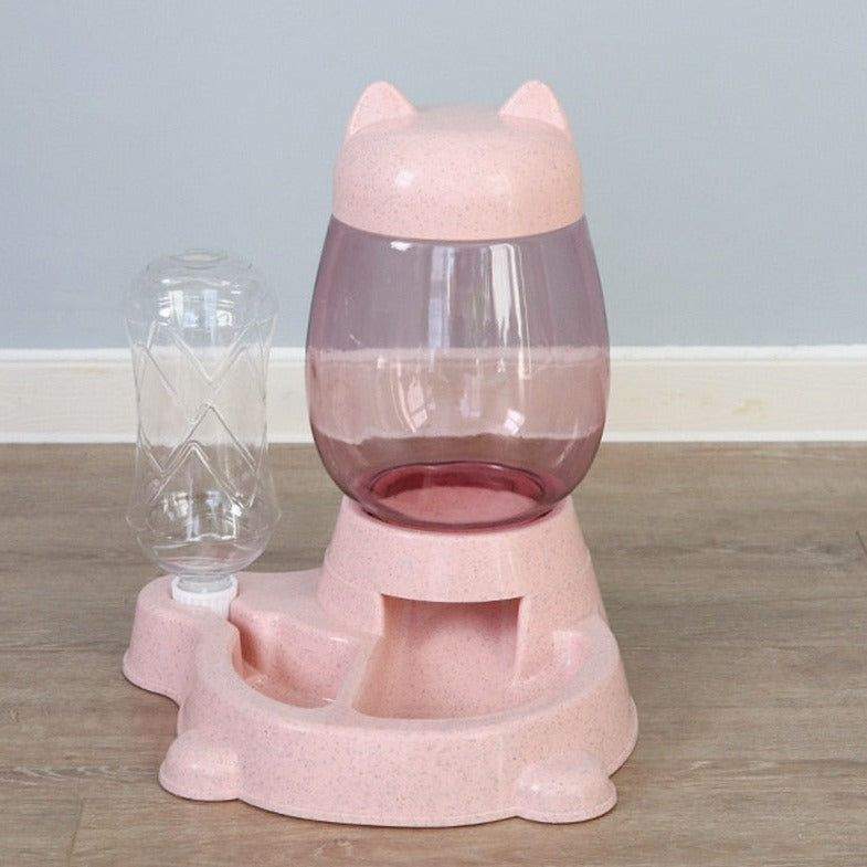 Comedouro e Bebedouro Automático 2 em 1 para Cães e Gatos