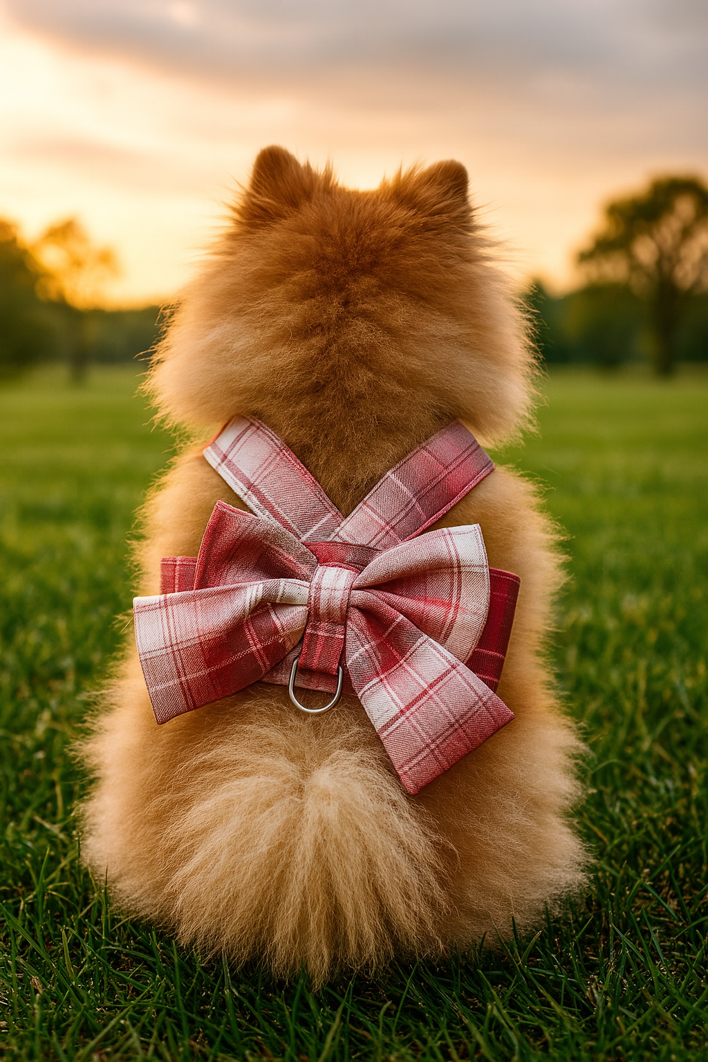Peitoral com Laço para Cães e Gatos - Conforto e Charme em Cada Passeio