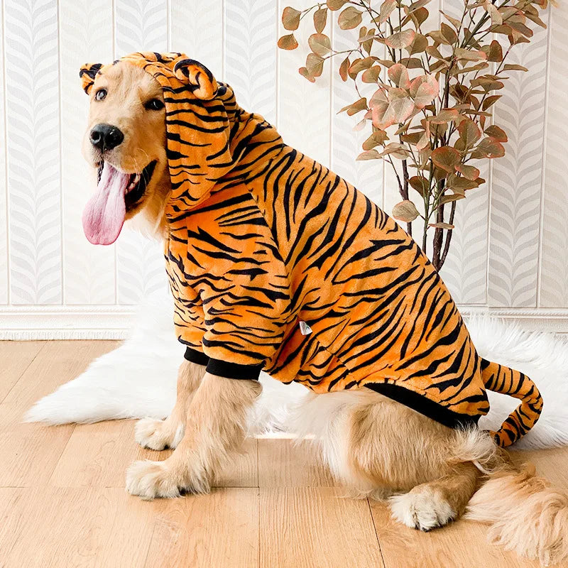 Roupa para Cachorro de Tigre - Roupinha Pet de Inverno