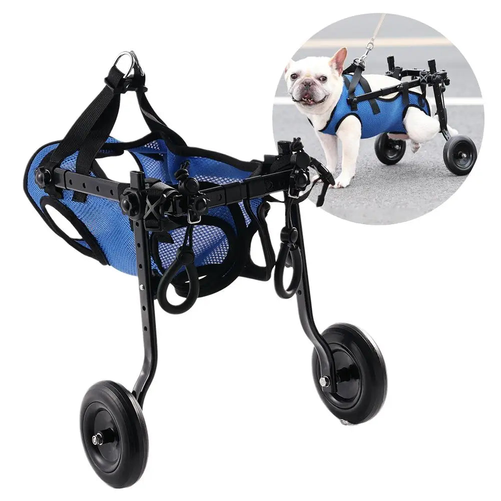 Cadeira de Rodas para Cachorros Pequenos - Apoio de Reabilitação para Pets