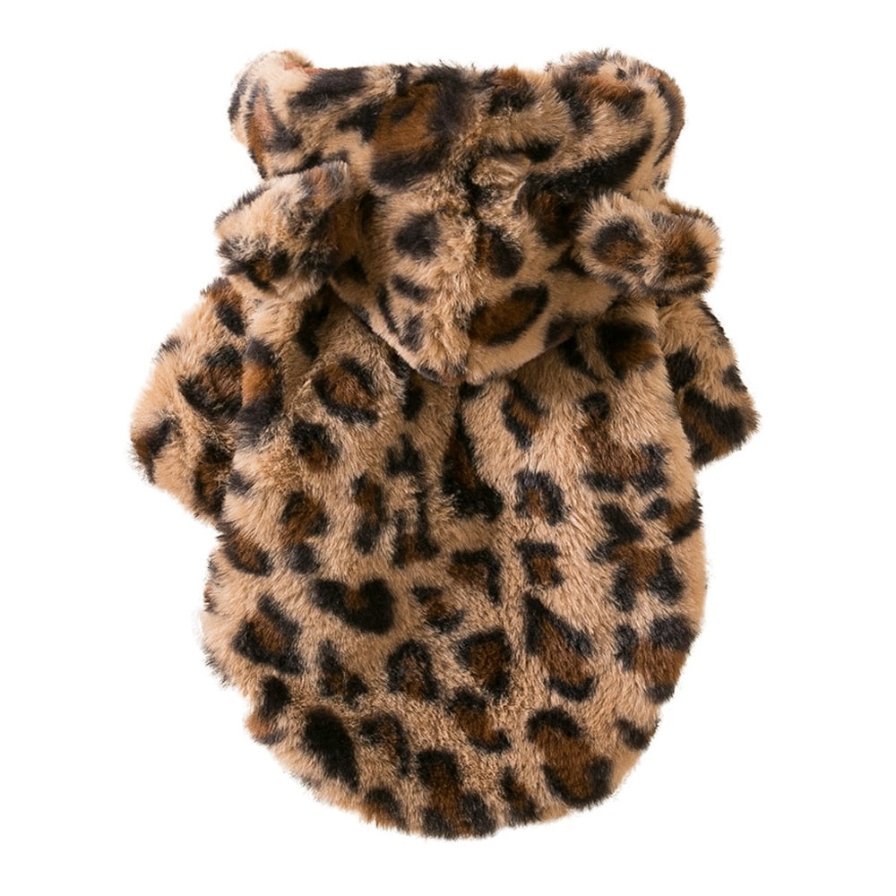 Casaco Moletom de Oncinha para Cães e Gatos - Roupa Pet