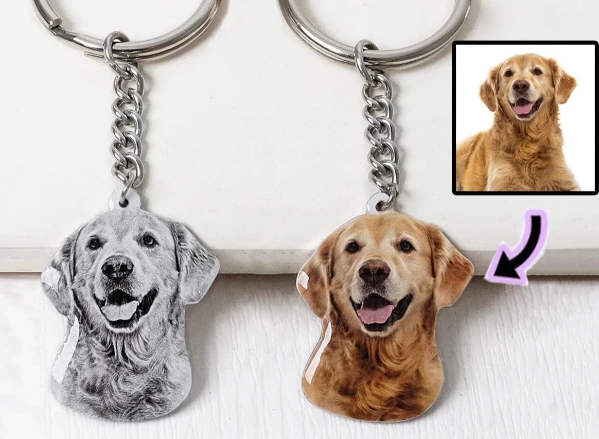 Chaveiro Personalizado com Foto de Animais
