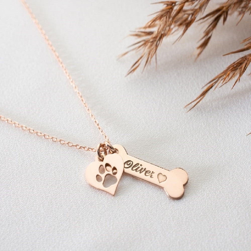 Colar Personalizado com o Nome - Colar Amor Animal