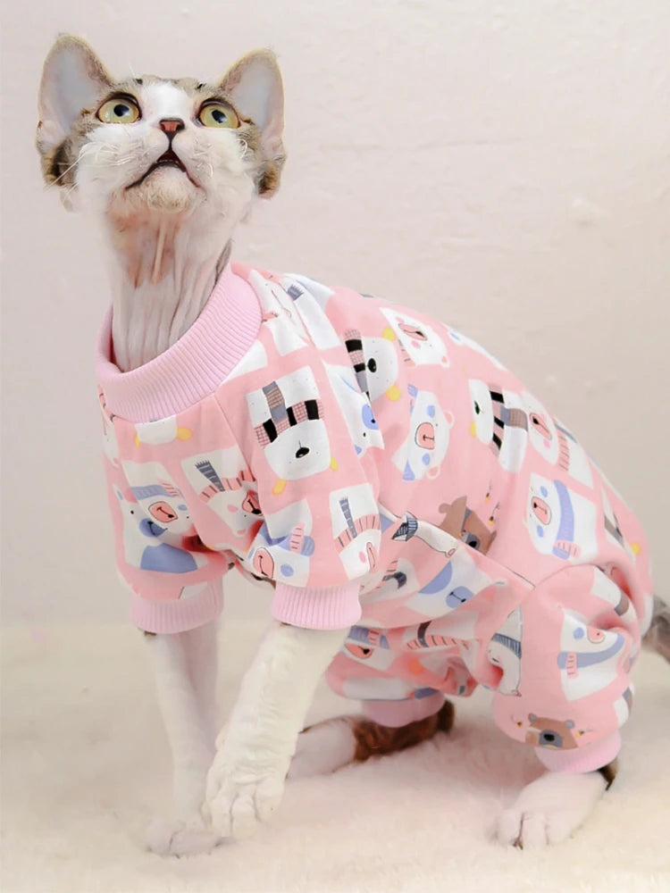 Roupa para Cachorros e Gatos Macacão de Algodão