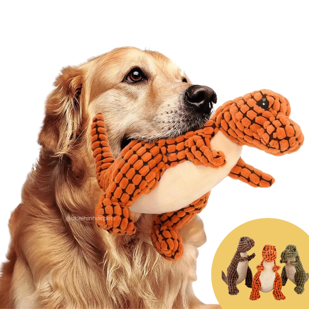 Brinquedo para Cachorro de Dinossauro Divertido
