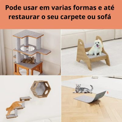 Tapete Arranhador para Gatos - Protetor de Móveis