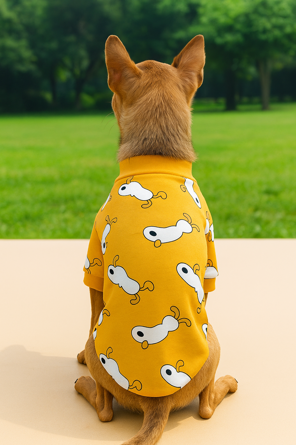 Roupa para cachorro Estampa de Pato - Roupinhas Pet de Inverno