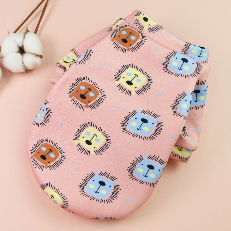 Roupas Pet Blusas Estampadas