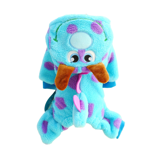 Fantasia Sulley para Pets – Roupinha Quentinha e Fofa para Cães e Gatos