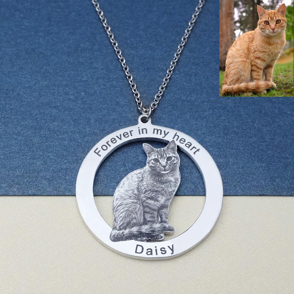 Colar Personalizado Eterno Pet - Personalize com foto, nome e frase