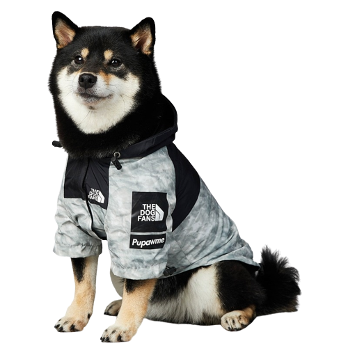 Roupa Pet Jaqueta The Dog Face Impermeável