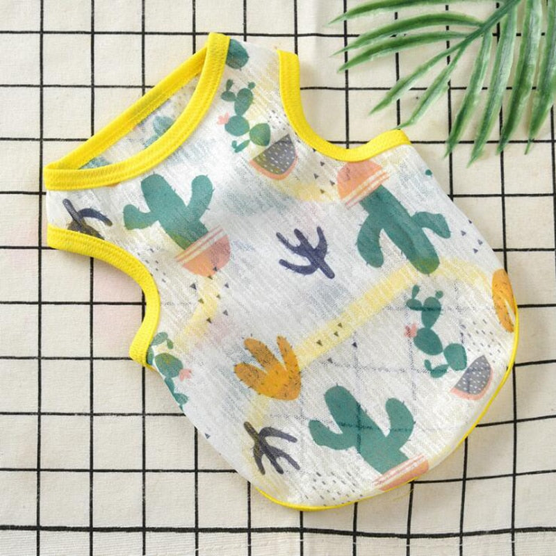 Roupa Pet para Cães e Gatos Camisa Havaiana
