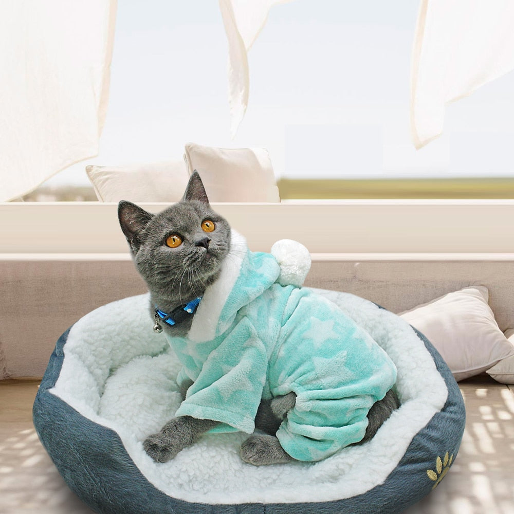Roupinha para Pet Pijamas Estrelar