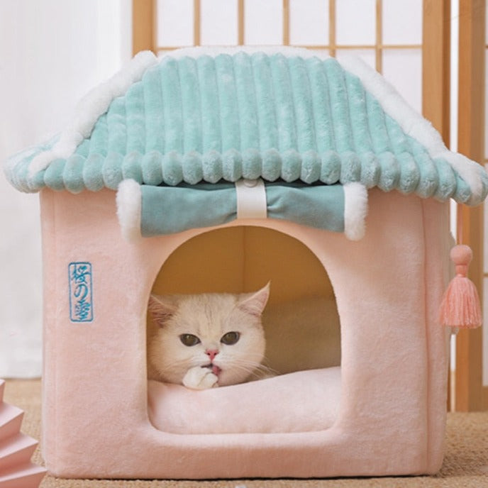 Cama para Gatos com Proteção Térmica