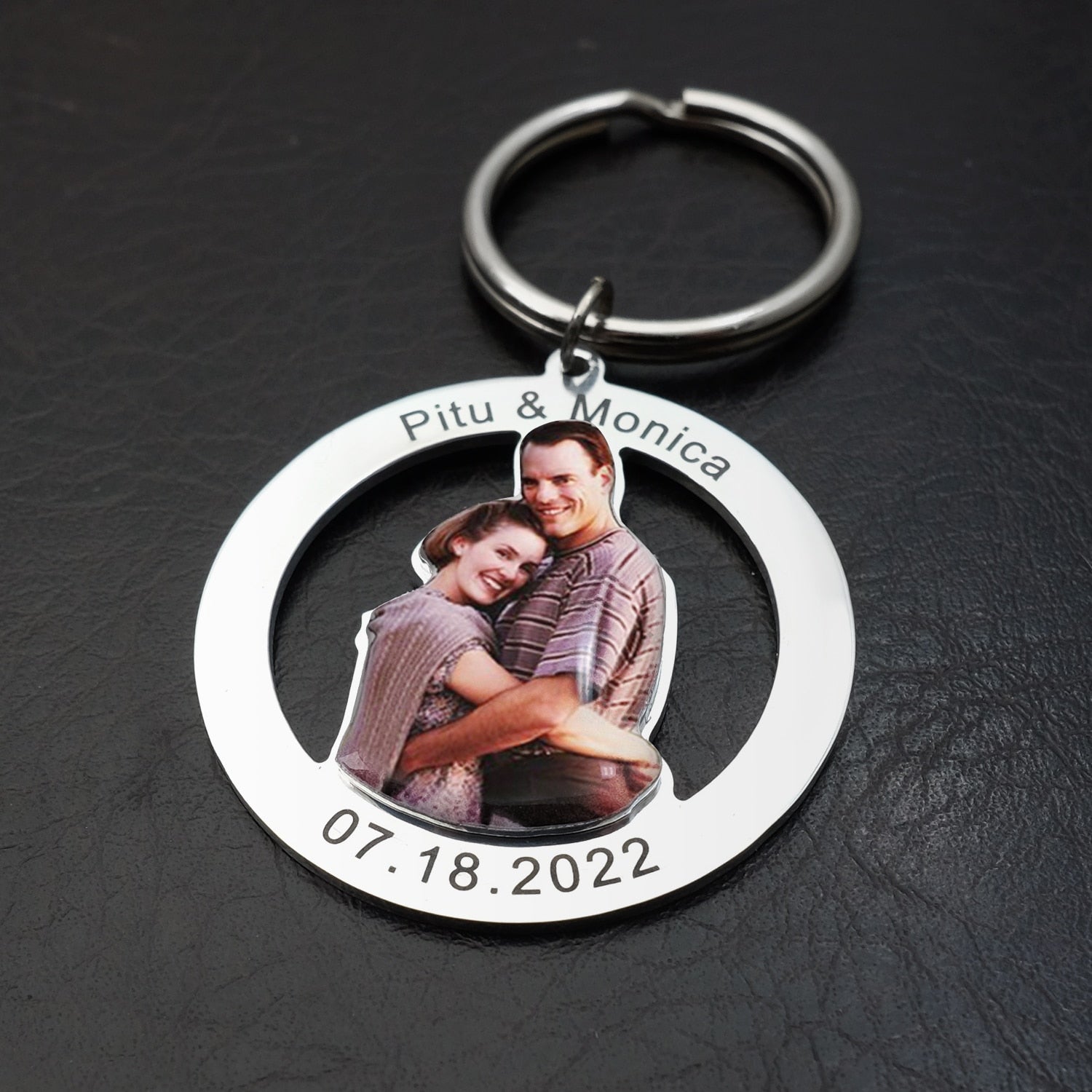 Chaveiro Personalizado com Foto Redondo