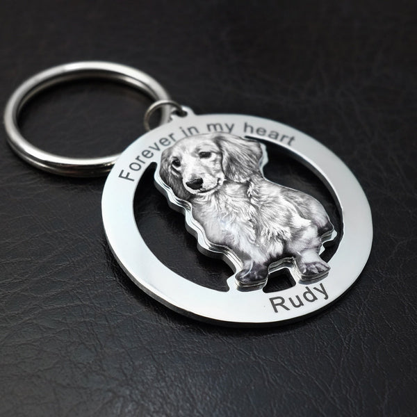 Chaveiro Personalizado com Foto Redondo