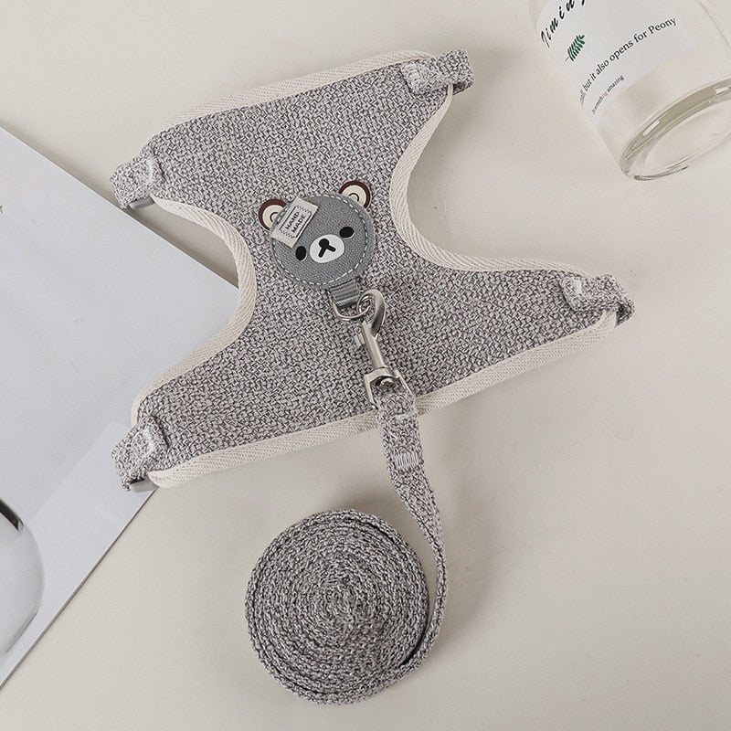 Coleira Peitoral para Coelhos acompanha Guia